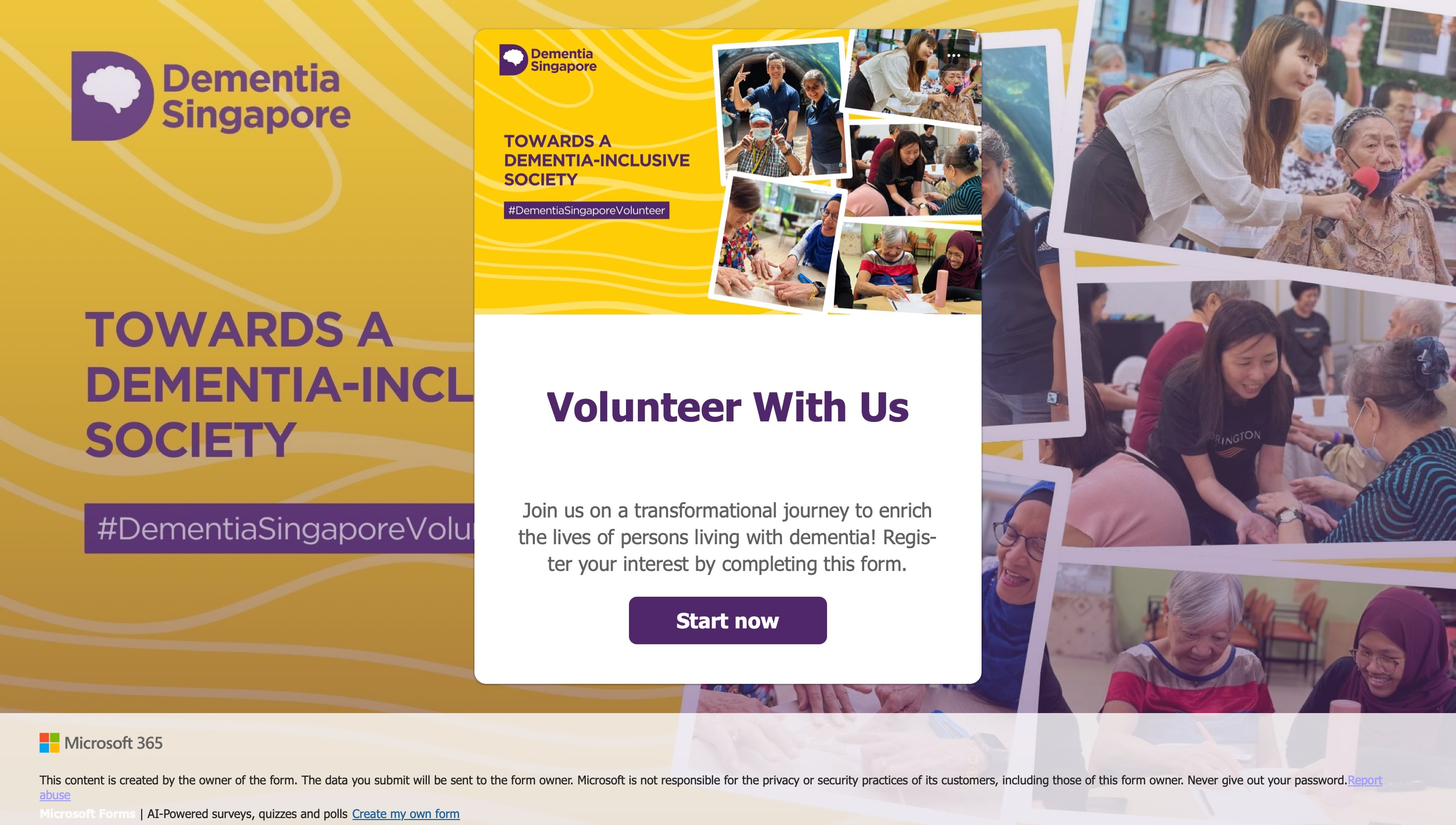 Make a Difference in the Lives of Persons Living with Dementia