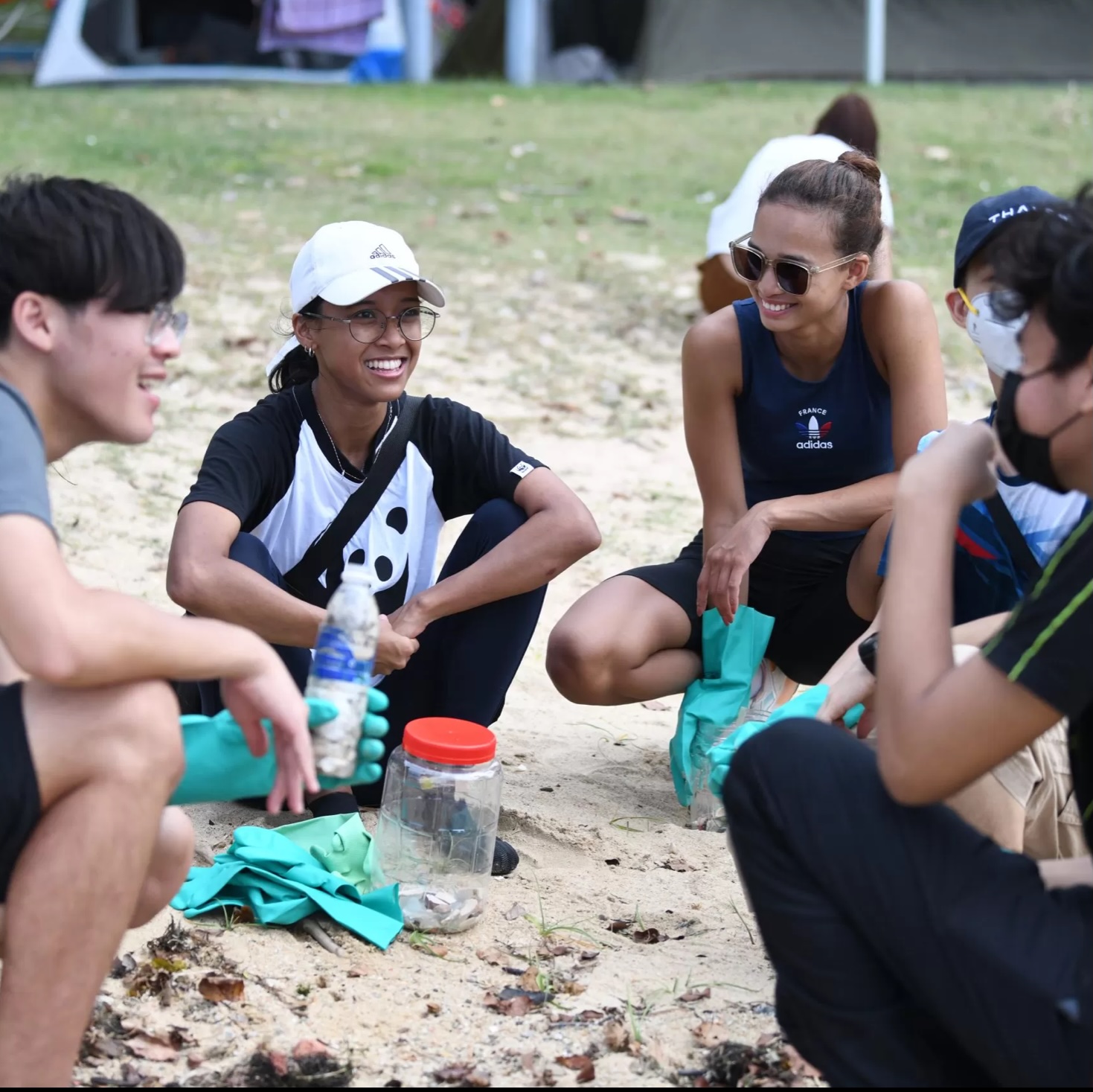 Panda volunteers